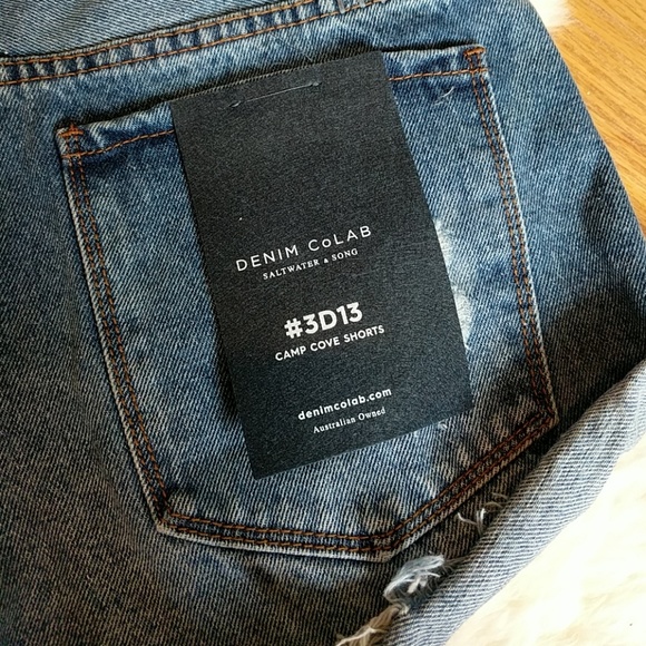 Denim CoLab Jean Camp Cove Shorts Blue - Picture 3 of 6